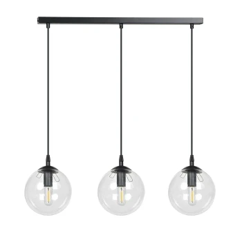 Lampa wisząca transparentna x3