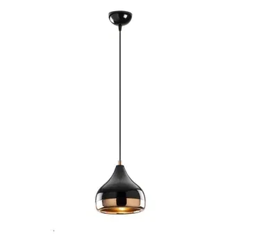 Lampa wisząca czarna o średnicy 17 cm