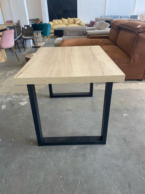 Stół prostokątny rozkładany 80x120/220 metalowa podstawa