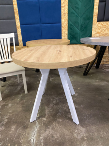 Stół okrągły rozkładany 90/190 / dąb artisan