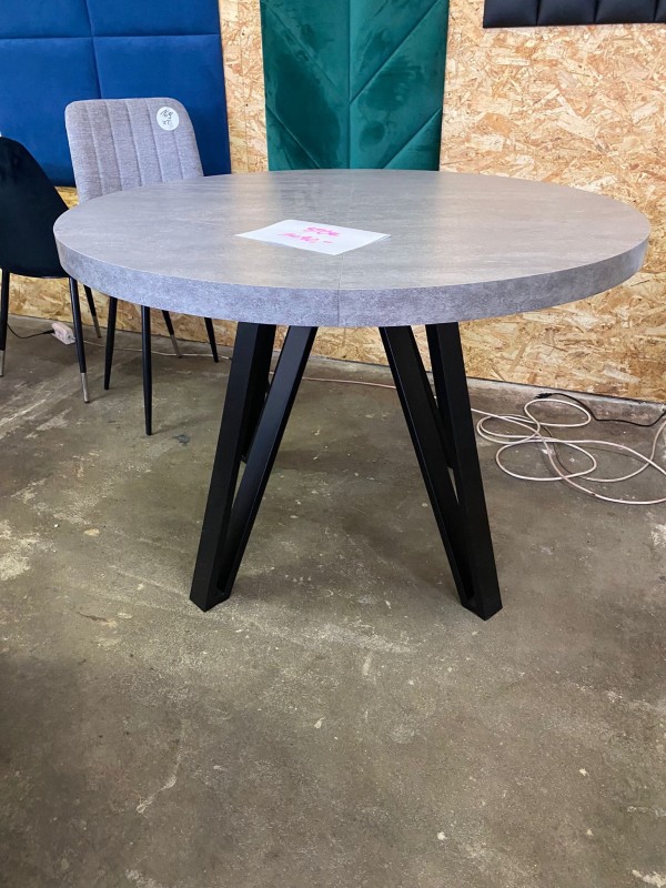 Stół rozkładany 110 cm - 210 cm / beton jasny