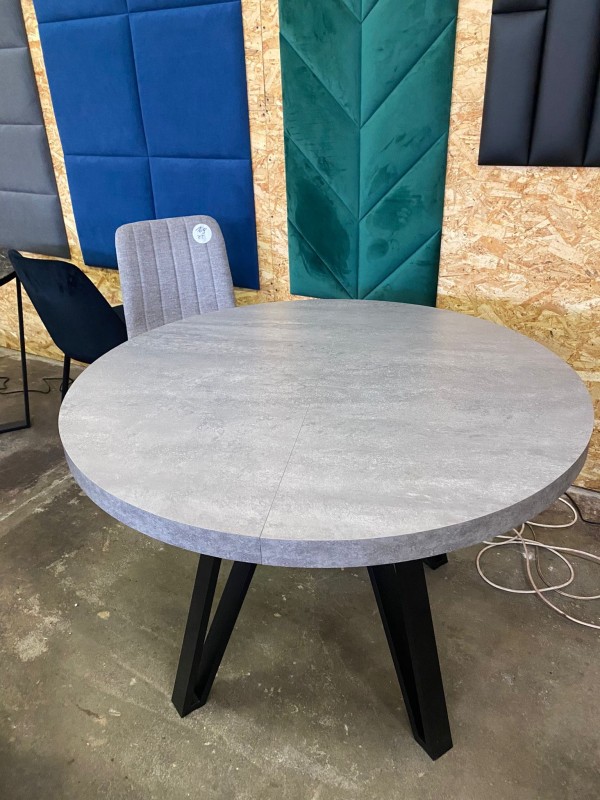 Stół rozkładany 110 cm - 210 cm / beton jasny