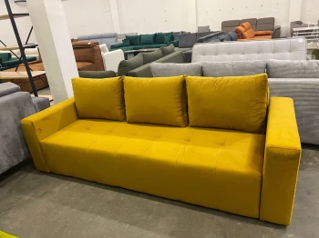 Sofa z funkcją spania Minio / żółta / musztardowa