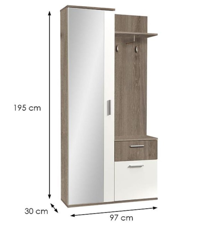 Garderoba / trufla + biały