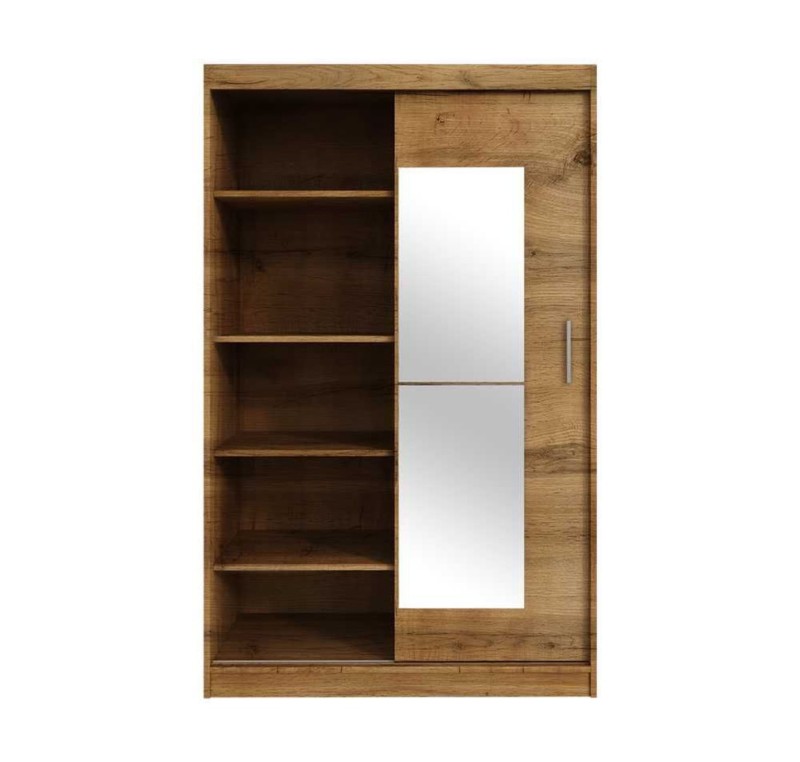 Szafa VANILLA / 150 cm / z lustrami /dąb lancelot