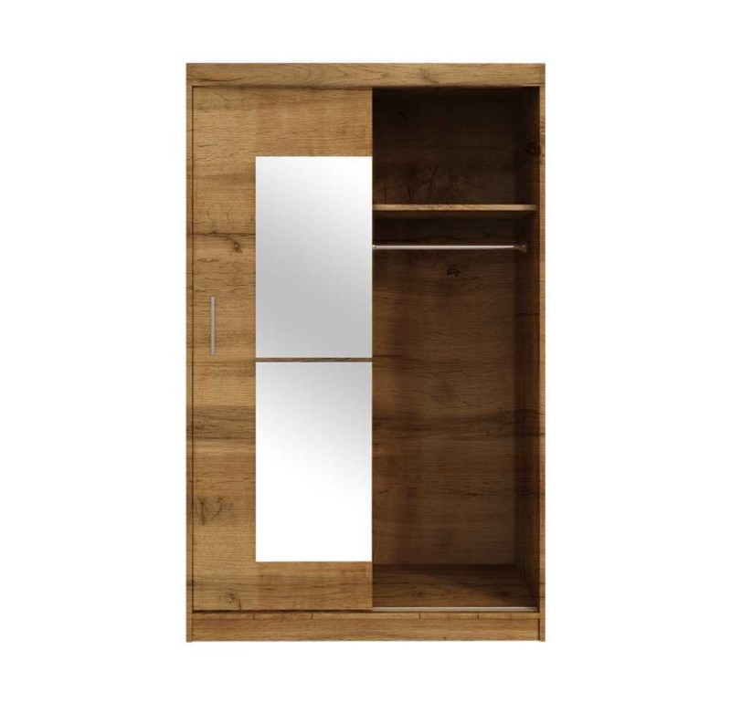 Szafa VANILLA / 150 cm / z lustrami /dąb lancelot