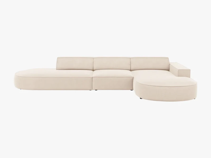 Narożnik Kora z zaokrąglonym szezlongiem