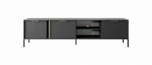 Szafka RTV LARS F 203 3D Antracyt 