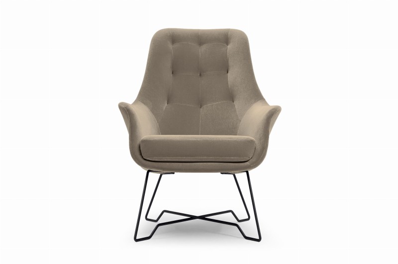 EZO fotel front (SIC - Velluto 29 Taupe).jpg
