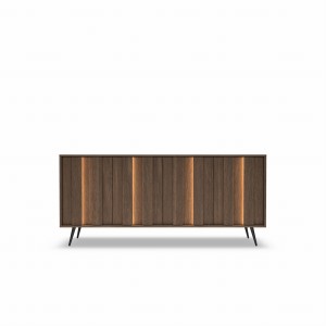 KOMODA AMARO C 183 4D + LED DĄB DUNIN