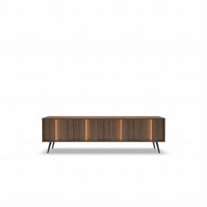 SZAFKA RTV AMARO D 183 4D + LED DĄB DUNIN