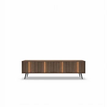 SZAFKA RTV AMARO D 183 4D + LED DĄB DUNIN