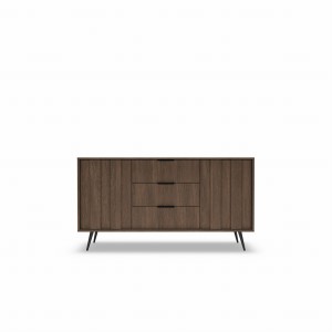 KOMODA AMARO F 153 2D3S + LED DĄB DUNIN
