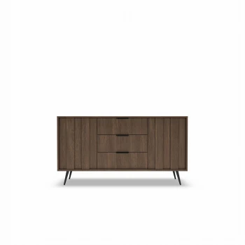KOMODA AMARO F 153 2D3S + LED DĄB DUNIN