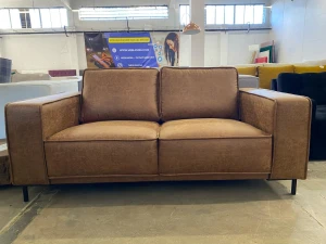 Sofa Madryt brązowa 2 osobowa