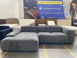 Narożnik Bouli szary lewy